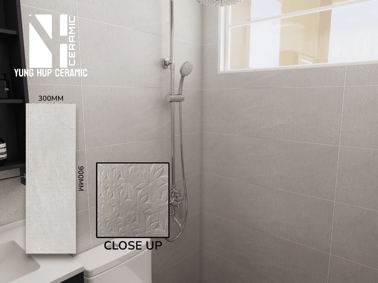 M53062 300X900MM tile design detail 2 - Jubin Berkualiti Teluk Intan